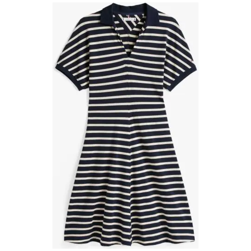 TOMMY HILFIGER Flared Mini Polo Dress